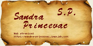 Sandra Prinčevac vizit kartica